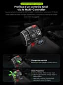 RiderNav R7M 7" CarPlay et Android Auto sans Fil pour Motos BMW - Commande Native Wonder Wheel & Action Camera | Lecture des Données en Temps Réel (TPMS/RPM) | Mises à Jour OTA | GPS IP69K | Nav Pre - 3