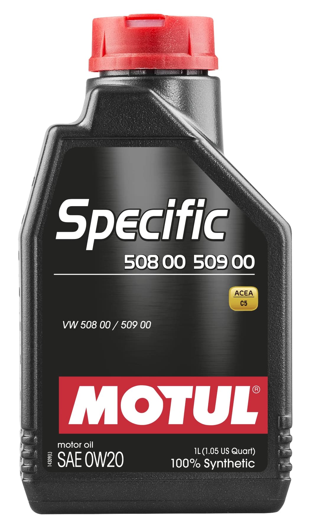 Motul 107385 | Motul Specific 508 00 509 00 100% Synthetic Engine Oil for Petrol & Diesel Vehicles | Viscosity SAE J 300, 0W-20 | 1 Litre