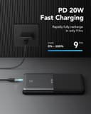 VRURC Power Bank 30 000 mAh 22,5 W Powerbank USB C Charge Rapide Batterie Externe pour téléphone Portable avec 4 Sorties et 3 entrées Chargeur Portable Compatible avec iPhone, Huawei, tablettes, etc - 5