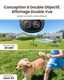 Reolink Camera Surveillance WiFi Exterieure, 4K Double Objectif, PTZ 360°, Zoom x6, Projecteur 3000 Lumens, Wi-FI 6, Détection Intelligente, Recherche Vidéo IA Locale, TrackFlex Floodlight WiFi - 2