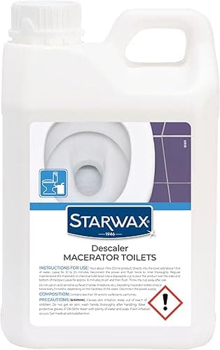 STARWAX - Descaler for Macerator Toilets - Descales Witho…