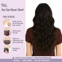 Fshine Tape in Hair Extension Real Human Hair Dark Brown 20 Inch 50g 20Pcs Glue in Hair Extensions Invisible Double Sided Tape Extensions Color 2 - 7