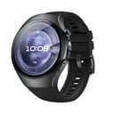 HUAWEI WATCH 5 46mm Smartwatche + Fluoroelastromer band Black, Multi-sensing X-TAP Technology, Fingertip Oxygen Saturation Measurement, For Android and iOS, Extended 6-Month Warranty, Black - 1
