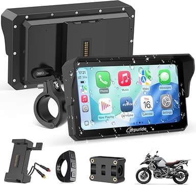 Carpuride W602S Pro Moto CarPlay Écran avec BM05 pour Plu…
