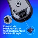 HyperX Pulsefire Haste 2 Mini Wireless Gaming Mouse for PC | Compact | Lightweight Bluetooth 2.4GHz | Black - 6