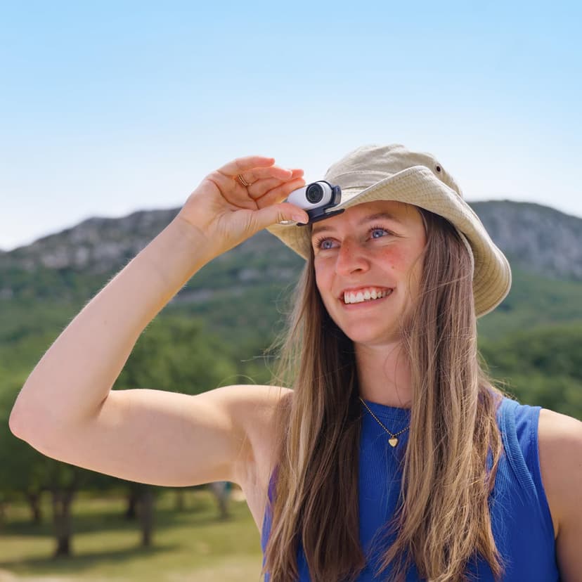 Insta360 GO 3S 64GB Arctic White - 4K Tiny Portable Vlogging Camera, Hands-Free POVs, Mount Anywhere, Stabilization, 140 Min Battery Life, 10m Waterproof, AI Editing, For Vlog, Travel, Outdoor - 9