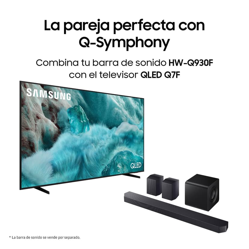 SAMSUNG 2025 HW-Q930F/ZF Soundbar - Dolby Atmos Wireless, Q-Symphony, 9.1.4 Channels, SpaceFit Sound Pro and Voice Assistant Compatible - 8