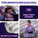 Bose Ultra Open Earbuds Auricolari Open-ear Wireless Bluetooth 5.3 con Lunga Durata della Batteria, Tecnologia OpenAudio, Fino a 48 Ore di Autonomia, viola notturno - edizione limitata - 4