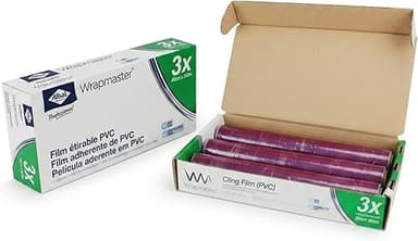 WRAPMASTER Recharge Film Alimentaire 45cm x 300m pour Dis…