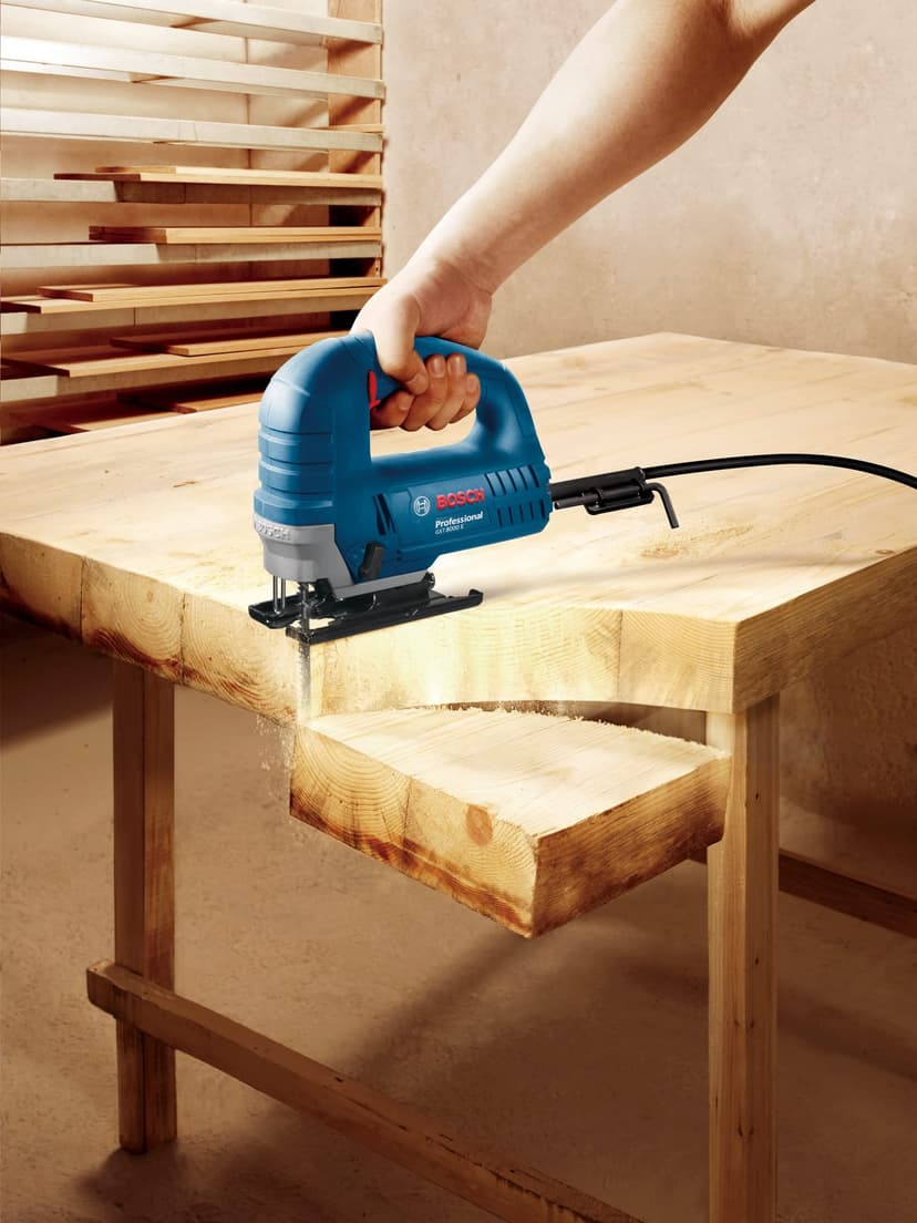 Bosch Professional GST 8000 E Jigsaw (Including 1x Saw Blade T144 D, Anti-Splinter Guard, in Carton) - 4