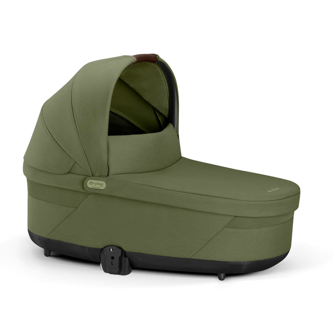 CYBEX Nacelle S Lux Gold, De la naissance à environ 6 mois (max. 9 kg), Pour CYBEX Balios S Lux et Talios S Lux, Vert Mousse