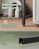 NETEL Erweiterbares Mikrowellen Regal 2-stufiges Mikrowellenständer Mikrowellenhalter Organizer küchenregal stehend für arbeitsplatte Bäckerregale mit 8 Haken - 3