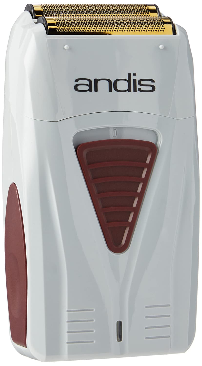 Andis - TS-1, Pro-Foil Lithium-Ion Cord/Cordless Foil Shaver with Super soft Titanium Cutters - For Close, Smooth Shaving - Dual Voltage, Waterproof Shaving Machine with Charger – Grey(Pack of 1) - 1