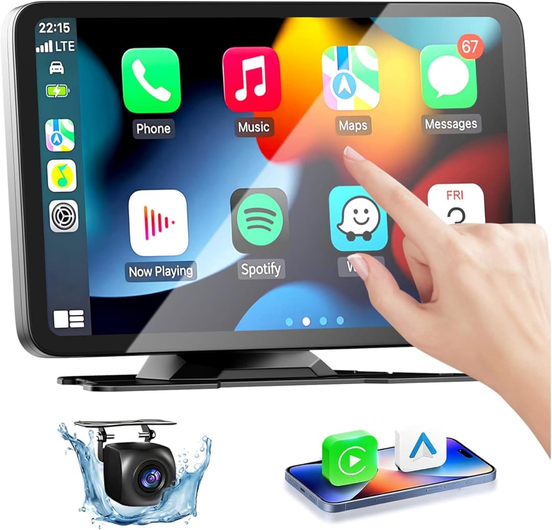 Carplay Voiture avec Caméra de Recul Autoradio Carplay av…