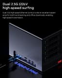 AOOSTAR Ryzen 7 5825U 4-Bay Mini PC NAS, No RAM Without SSD, Desktop NAS 2 M.2 NVMe Slots, 4x2.5/3.5" SATA Storage(up to 4x22TB), No Hard Drive, Only 4 Drive Bays, No OS - 6