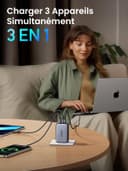 UGREEN Nexode 100W Chargeur USB C Rapide 3 Ports GaNInfinity Compatible avec MacBook Neo Air Pro M5 M4 M3 M2 M1 iPad iPhone 17 Pro Max Air 16 15 14 13 12 Galaxy PPS 60W S26 S25 S24 S23 Pixel 10 9 8 - 3