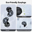 Bouchon D'oreille Pour Dormir, Anti-Bruit 45 dB, Bouchons Réutilisables en Silicone Souple et Ergonomiques, 4 Tailles (XS/S/M/L), Adaptés Pour Dormir/Voyager/Se Concentrer/Concert - 3