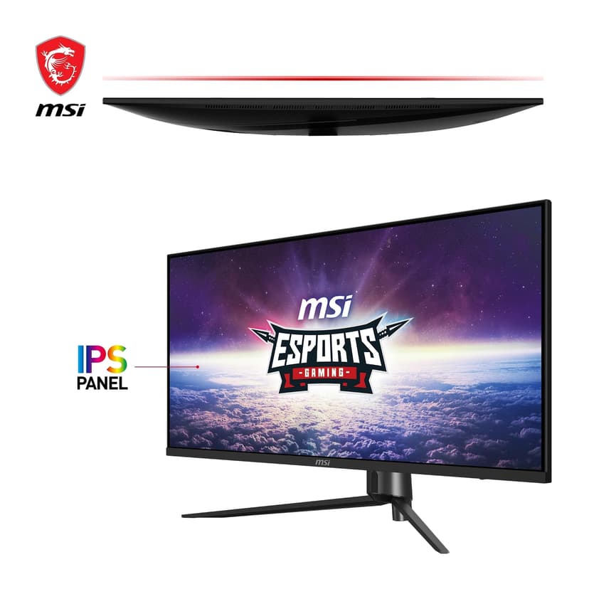 MSI MAG401QR - écran Gaming 40'' UWQHD - Dalle IPS 3440 x 1440, 155 Hz / 1ms, Compatible VESA - DisplayPort 1.4a, HDMI 2.0 et USB Type-C - 2