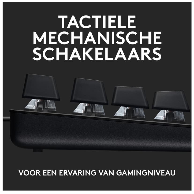 Logitech G413 SE Clavier Gaming Mécanique Grande Taille, Clavier US International QWERTY - Noir - 8
