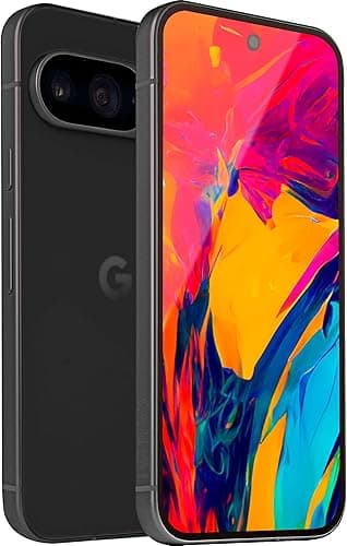 Google Pixel 9 Smartphone Android 6.3" 5G SIM Free 128GB Obsidian (Renewed)