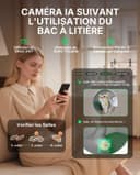 PETKIT PUROBOT MAX PRO 2 Litiere Chat Autonettoyante, Bac Litière Autonettoyante Nouvelle Amélioré avec Caméra, Entrée plus Grande,Wi-FI 2,4GHz&5GHz,Nettoyage et Suivi de Santé AI,pour Plusieurs Chats - 3