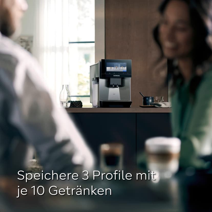 Siemens EQ900 TQ903D03 Automatic Coffee Machine, App Control, Intuitive Touch Screen, Barista Mode, AromaBoost, Noise Reduction, Premium Grinder, Automatic Steam Cleaning, - 6