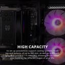 NOX XTREME PRODUCTS Hummer Astra NEO Black - Semitower ATX | M-ATX | ITX, Panoramic Glass without Frame, Space for 9 Fans, Graphics Cards up to 400 mm, USB-C and USB 3.0, Black - 4