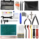 YOTINO 82 Pieces 3D Printer Accessories, 3D Printing Tool Kit, with Tweezers, Pliers, Carving Knife, Cleaning Needles, Wrench Set for Cleaning Finishing Printing - 1