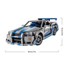 LEGO Technic Voiture Nissan Skyline GT-R (R34) 2 Fast 2 Furious - Maquette de Voiture pour Adulte - Fonction Drift, Direction, Suspension & Moteur 6 Cylindres - Cadeau Collector pour Fans 42210 - 8