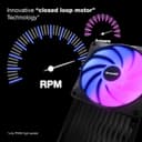 be quiet! Light Wings LX 120mm PWM White ventilateur, Pack de 3 ventilateurs, hub éclairé et pales dépolies pour des effets d'éclairage spectaculaires, 16 LED RGB adressables, 7 pales de ventilateur - 6