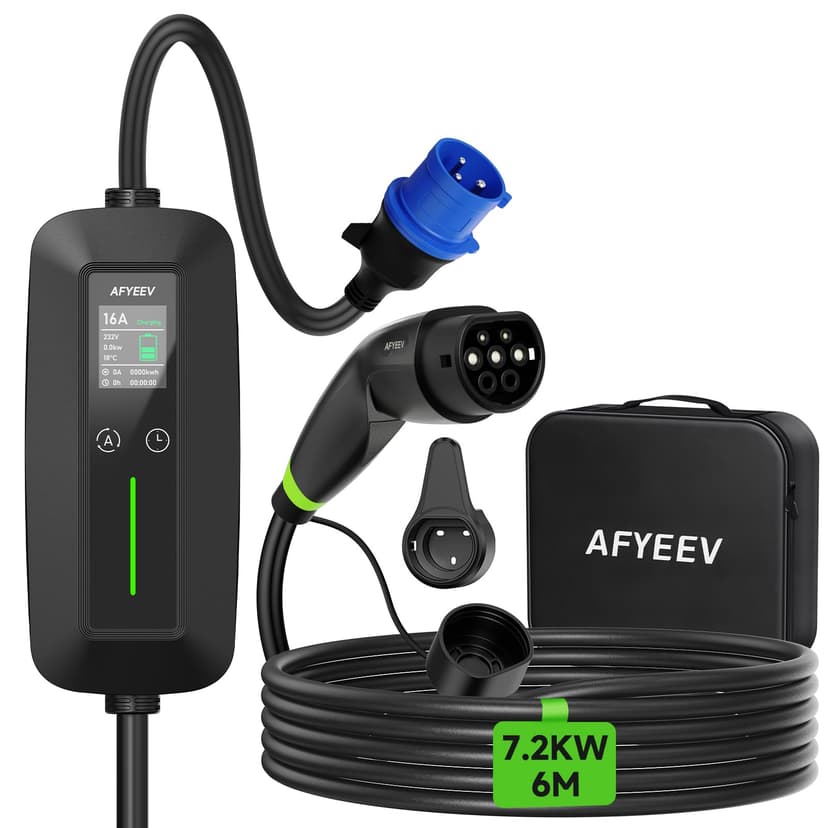 AFYEEV 7.2kW Chargeur Voiture Electrique, Courant réglabl… - 1