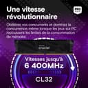 Crucial Pro DDR5 RAM 32GB Kit (2x16GB) 6400MHz CL32, Overclocking Deskop Computer Gaming Memory, Intel XMP 3.0 / AMD EXPO, Black - CP2K16G64C32U5B - 2