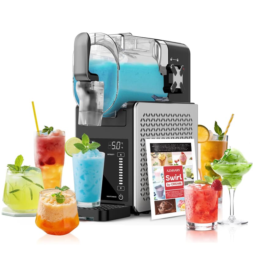 Azmsary Slush Machine - 2.5L Slushie Machine No Ice Neede… - 1