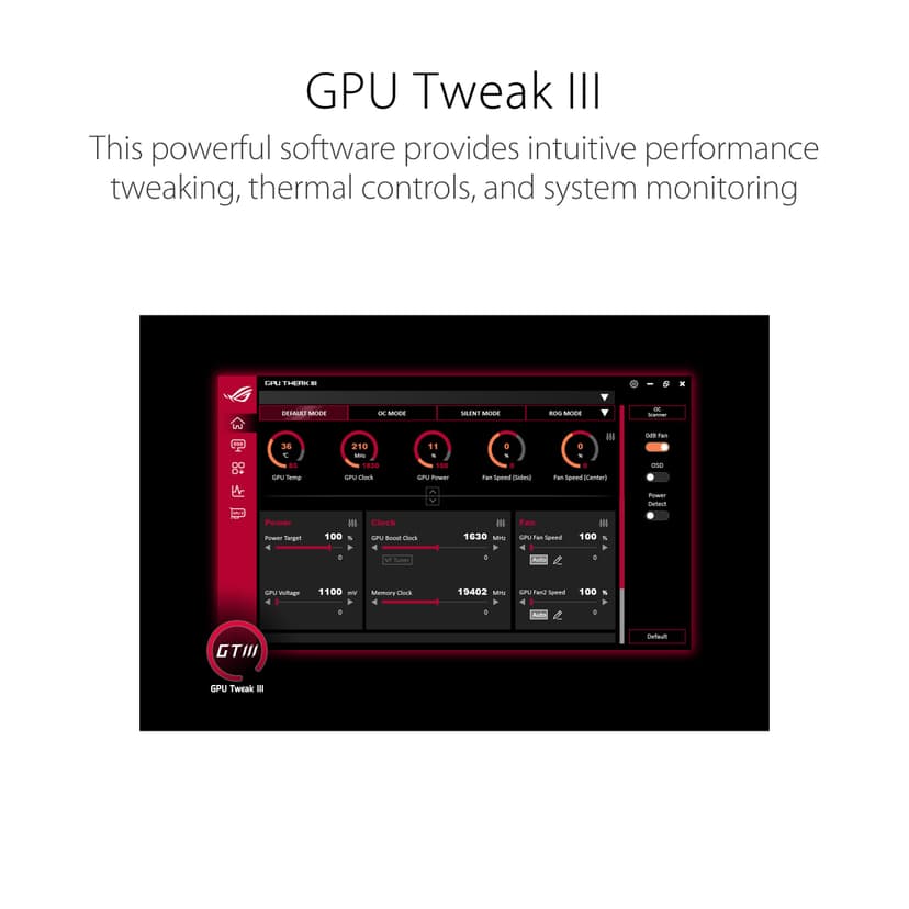 ASUS TUF Gaming TUF-RX7800XT-O16G-GAMING AMD Radeon RX 7800 XT 16 Go GDDR6 - 9