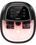 RENPHO Foot Spa and Massager with Heater, Gifts for Women, Foot Spa with Auto Roller, with 3 Modes Massage, Adjustable Timer and Temperature, Black - 1