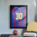 Tinkeps Football Shirt Frame Display - Engineered Wood & Acrylic, Jersey Display Case, Black - 7