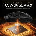 ATTACK SHARK R5 Ultra Carbon Fiber 8000Hz Wireless Gaming Mouse, 39g SUPERLIGHT, 42000DPI, PAW3950MAX Sensor, Nordic 52840 Chip, Bluetooth/2.4G/USB-C Wired Mice with Coiled Cable, for PC/Mac, Black - 5