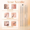 Yccu Aspirateur Point Noir Extracteur Points Noirs Visage Tire Comedon Points Noirs Anti Point Noir Nez Nettoyage des Pore Peau Soin Visage Blackhead Removal 4 Sondes et 4 Modes Rechargeable - 6