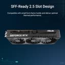 ASUS The SFF-Ready Prime GeForce RTX™ 5060 Ti 16GB GDDR7 Graphics Card (PCIe® 5.0, 16GB GDDR7, HDMI®/DP 2.1, 2.5-Slot, Axial-tech Fans, Dual BIOS) - 2