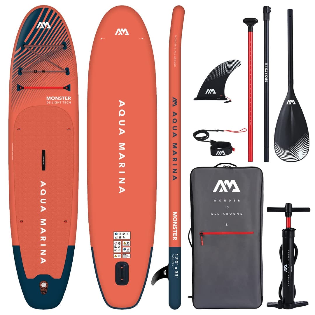 Aqua Marina FUSION 10ft10in Inflatable Stand Up Paddle Board (iSUP) Package, 330 cm Length