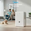 MIDEA Déshumidificateur d air Anti Moisissure intérieur 50 L/Jour | Réservoir amovible 6L, APP/Wifi, Mode Confort, Minuterie 24H | Déshumidificateur industriel de grande capacité jusqu’à 120m²/300 m³ - 2