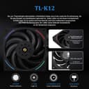 Thermalright Mjolnir Vision 360 ARGB Black-AIO CPU Liquid Cooler,Pantalla LCD IPS con resolución 320 * 240,para AM4/AM5 y LGA1700/1851,'3.5 inch'Pantalla LCD con imán para imágenes - 5