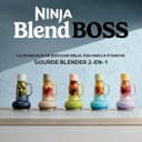 Ninja BlendBoss Blender with Portable Cup, Personal Blender with Removable Travel Cup, 3 Automatic Pre-programmed Modes, Lavender Lemonade DB351EUPR - 2