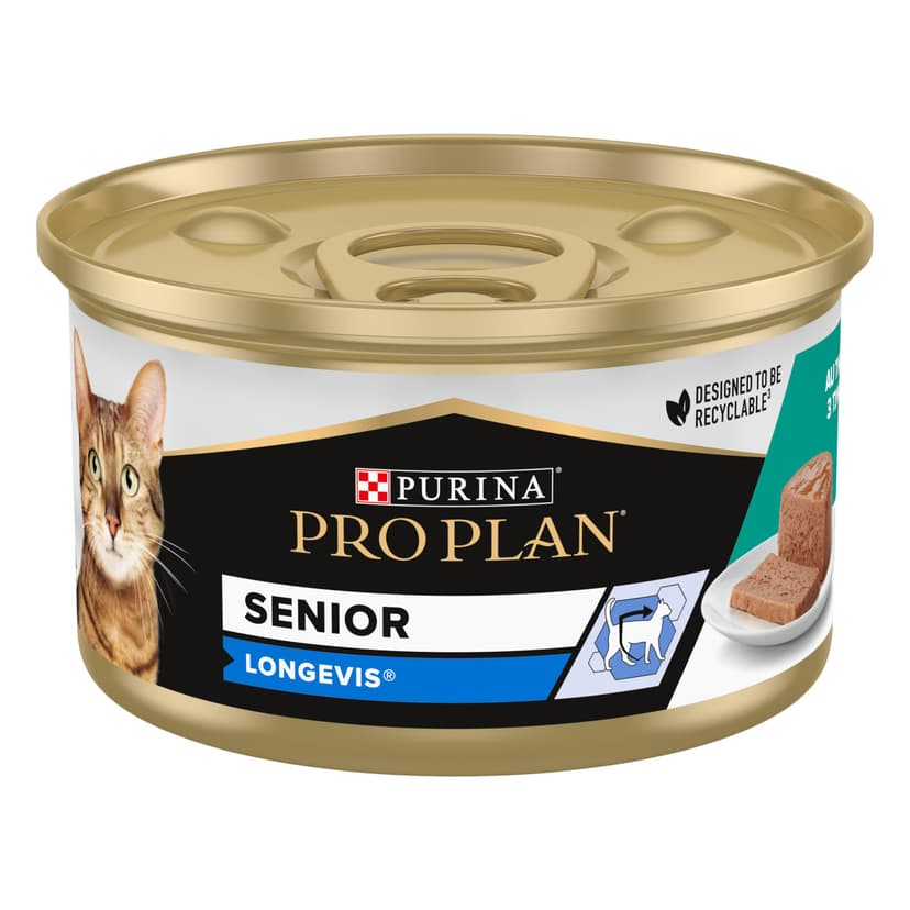 Nestle ProPlan Adult 7 + Tuna Foam / Meal Box for Senior Cats 85 g - Pack of 24 - 2