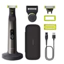 Philips OneBlade Pro 360 Face & Body Electric Beard Trimmer, Shaver and Bodygroomer With 360 Blades, Bodygrooming Kit, Charging Stand and Travel Case - 1