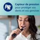 Philips Sonicare 3100 Electric Toothbrush, Sonic Toothbrush, Pressure Sensor and Timer, Travel Case, Black, HX3673/14 - 4