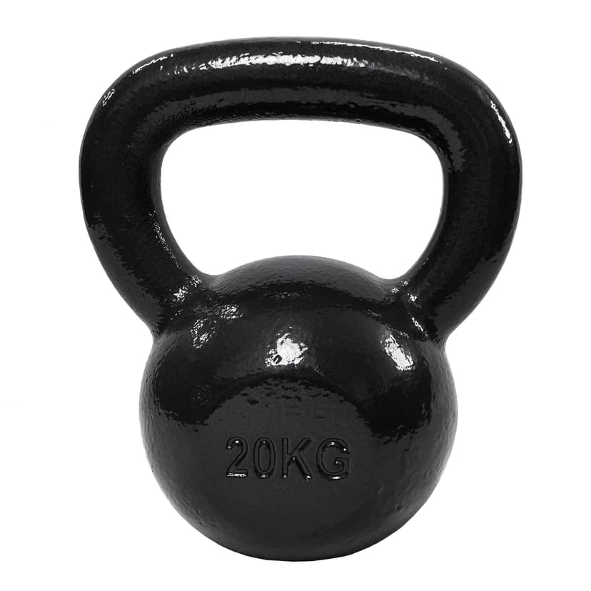 Amazon Basics Kettlebell en fonte 20 kg, noir - 1