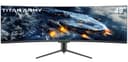 TITAN ARMY 49 Inch Curved Gaming Screen 144Hz, DFHD 3840 x 1080, Ultrawide 1800R VA Gaming Screen, 32:9, HDR400, G-Sync & FreeSync, 99% sRGB, USB Type-C 65W, Height Adjustable, HDMI, DP, C49SHC - 1
