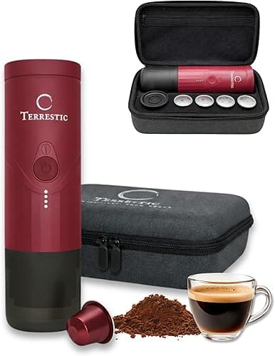 Terrestic Machine à Café Expresso Portable Électrique – C…