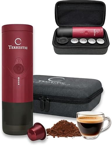 Terrestic Machine à Café Expresso Portable Électrique – C…